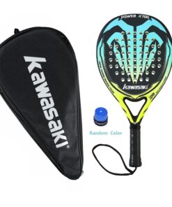 Raquette de Padel Kawasaki - Raquette de tennis oligface souple en fibre de carbone