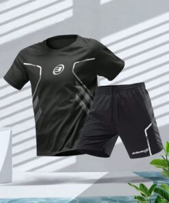 Short de padel Bullpadel Ensemble Hommes D'été De Tennis Activewear Course Basket